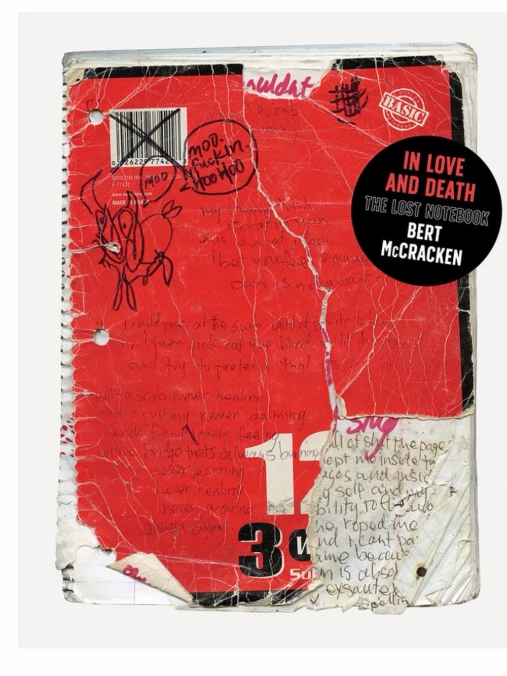 Like new Bert McCracken from the used in love & death lost notebook hardcover